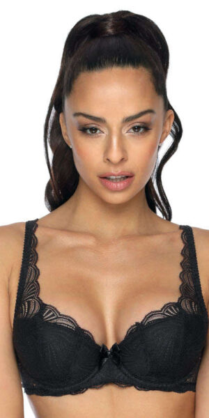 Bra Lou Black semi-soft